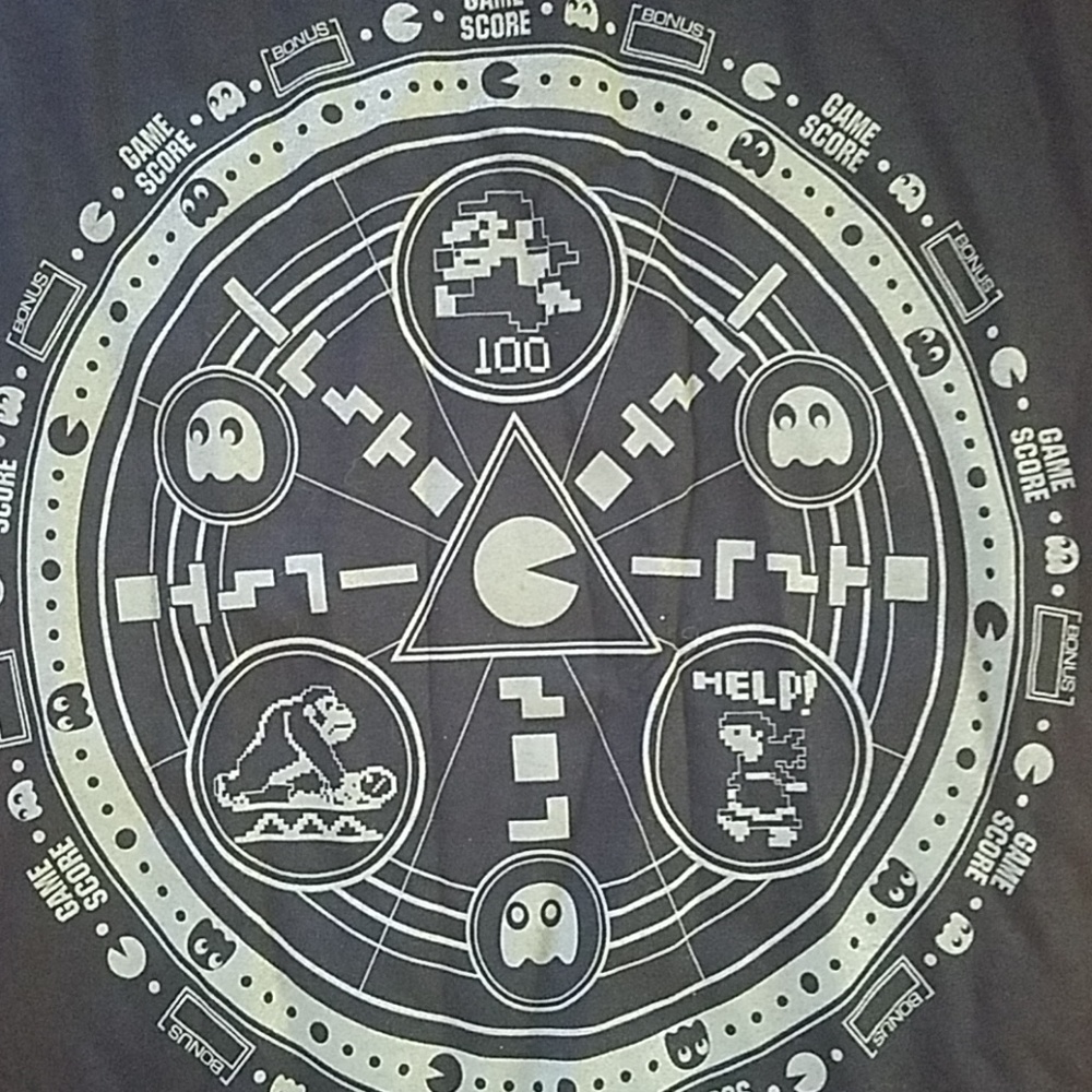 NWOT Old School Video Game Inspired Tshirt